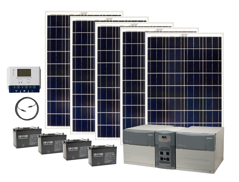 B - #2 -- SOLAR SYSTEM #2 --- 4 Panel and 4 Battery FULL Solar System.