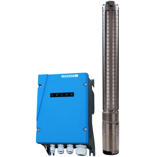 Lorentz PS2-4000 C-SJ5-25 solar submersible pumps -- Head	max. 140 m Flow rate	max. 7,0 m³/h