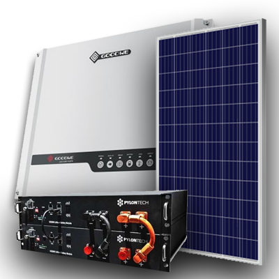 B - #2  -- SOLAR SYSTEM #2  --- 4 Panel and 4  Battery  FULL Solar System.